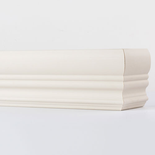 Venetian TailorView Inside or Outside Mount Window Blinds White 3 1/4 H Faux Wood Crown Valance for Horizontal