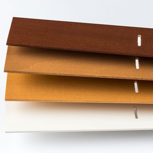 two inch wood blind slats
