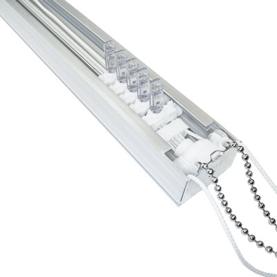 QUALITY VERTICAL BLIND HEADRAIL TRACK up to 5ft Genuine Louvolite parts 
