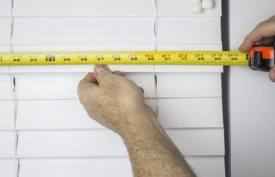 Measure from the left the width fo the slat to the nearest 1/16". (write down measurement)