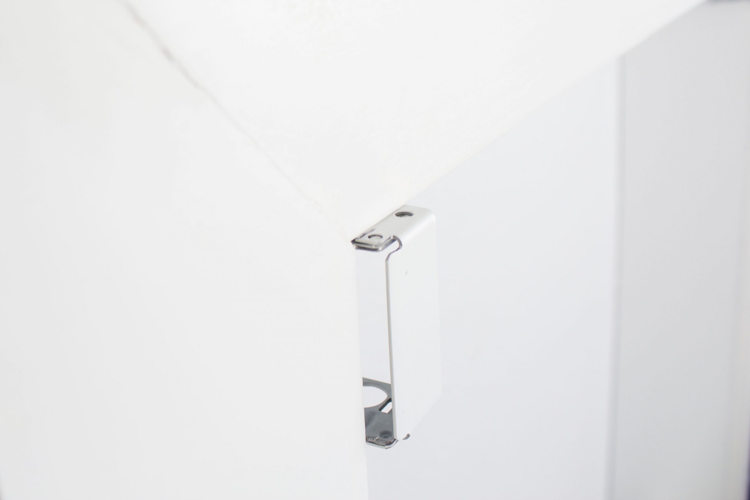 Mount Brackets with Mark at Edge of Wall