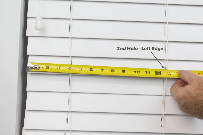 Horizontal Instructions • Blind Slats